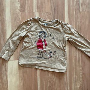 Gap Kids Winter Girl T-shirt - 4T